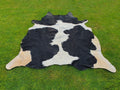 Black and White Panda Print Luxury Cowhide Rug
