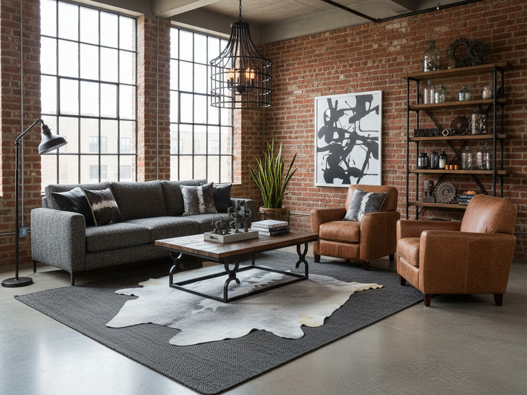 Grey and White Luxury Hereford Cowhide Rug