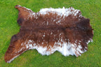 Exclusive Brown and White Goatskin Pelt