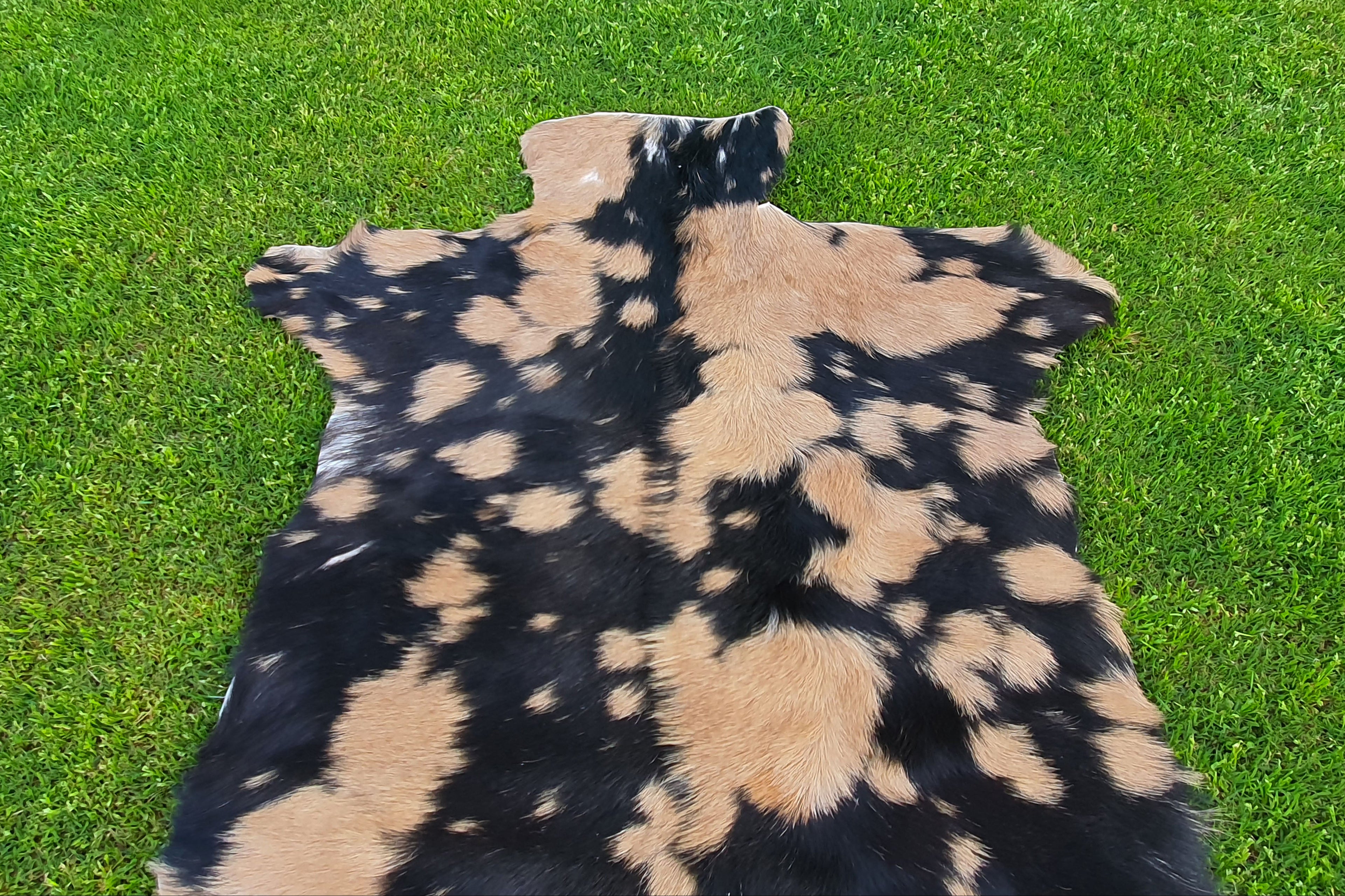 Luxury Unique Print Goatskin Rug