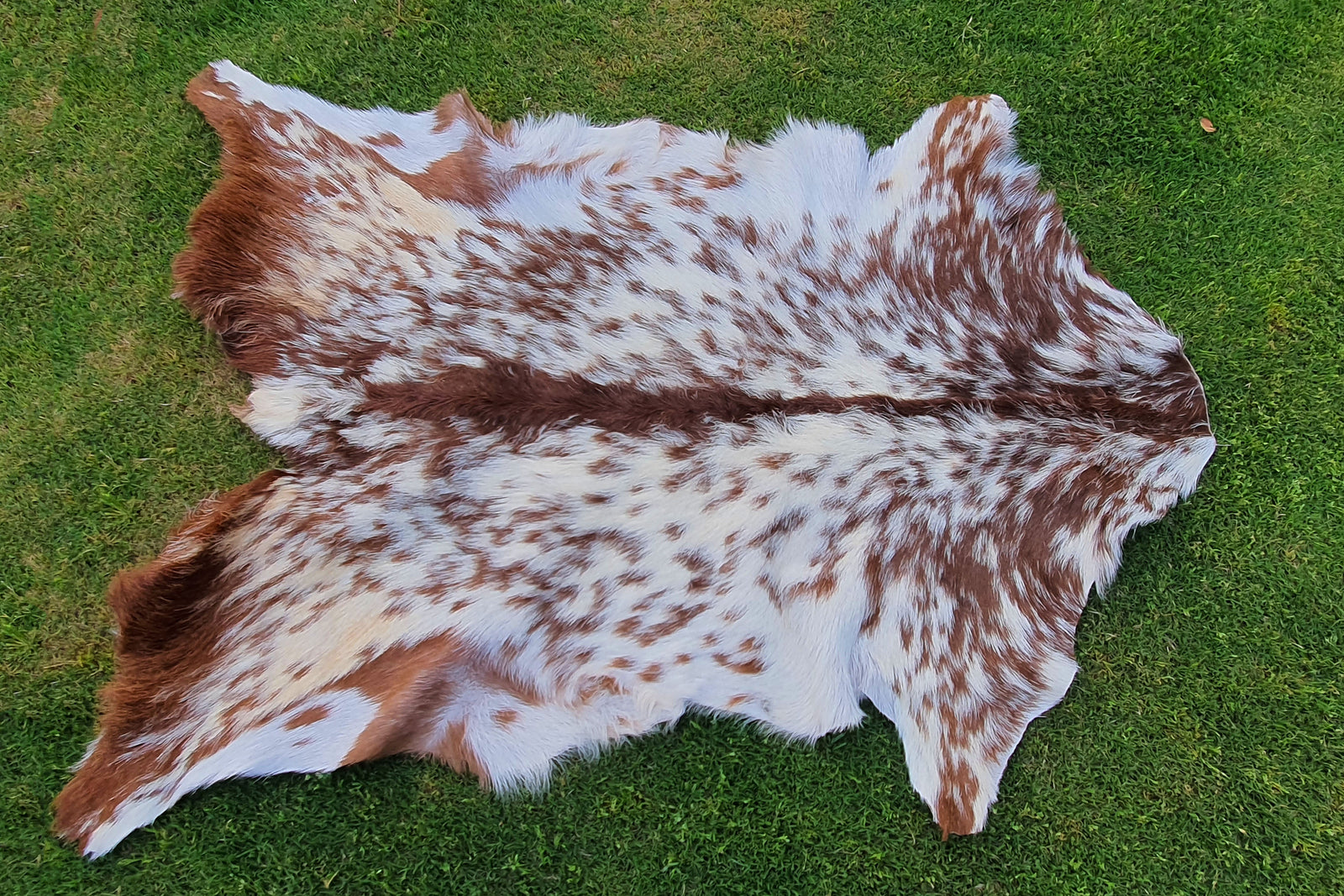 Spotted Goatskin Throw Rug