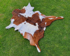 Brown and White Goatskin Pelt