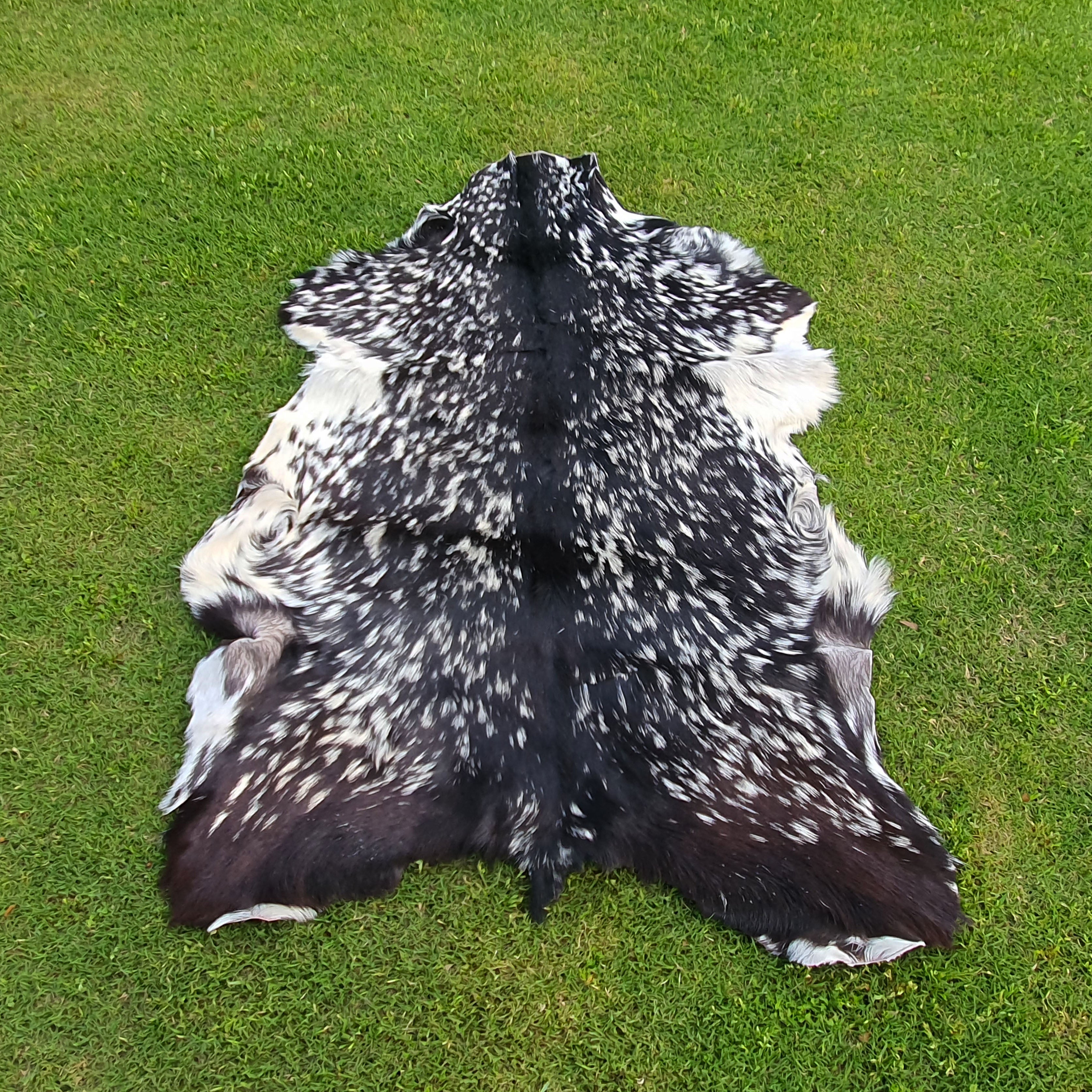 Luxury Spotted Goatskin Rug