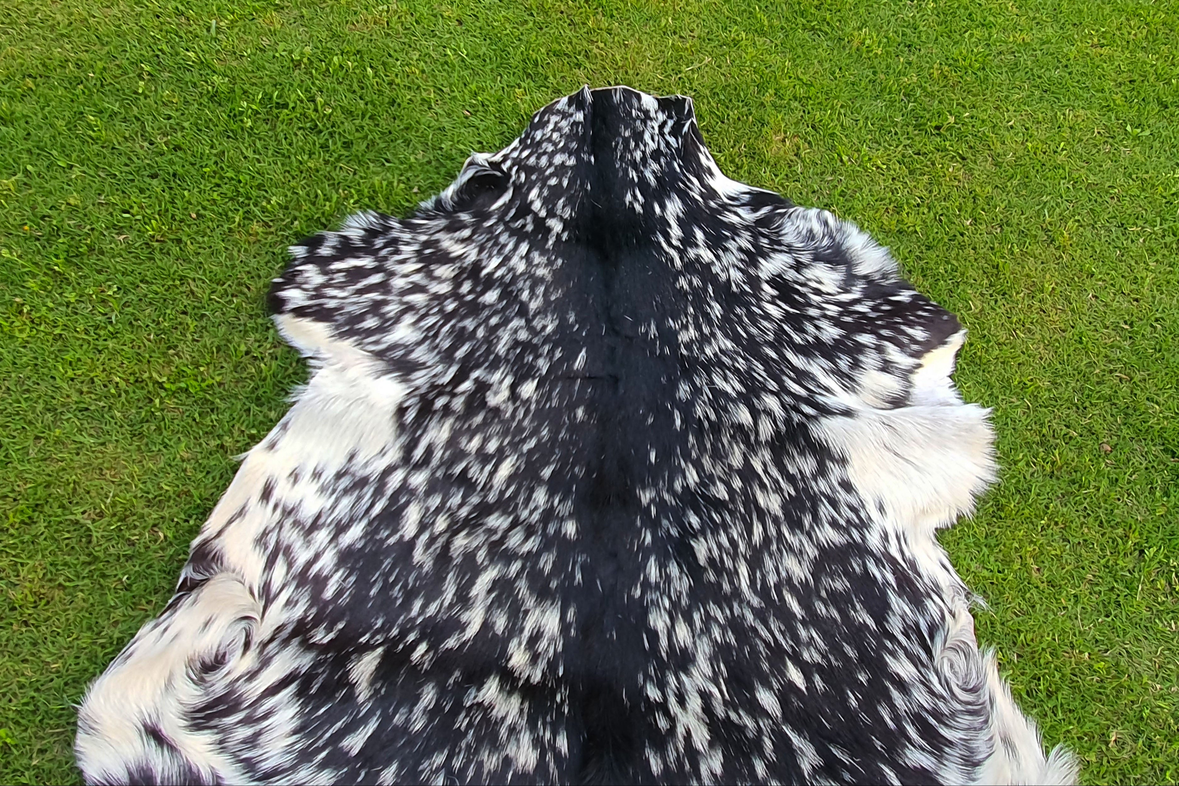 Luxury Spotted Goatskin Rug