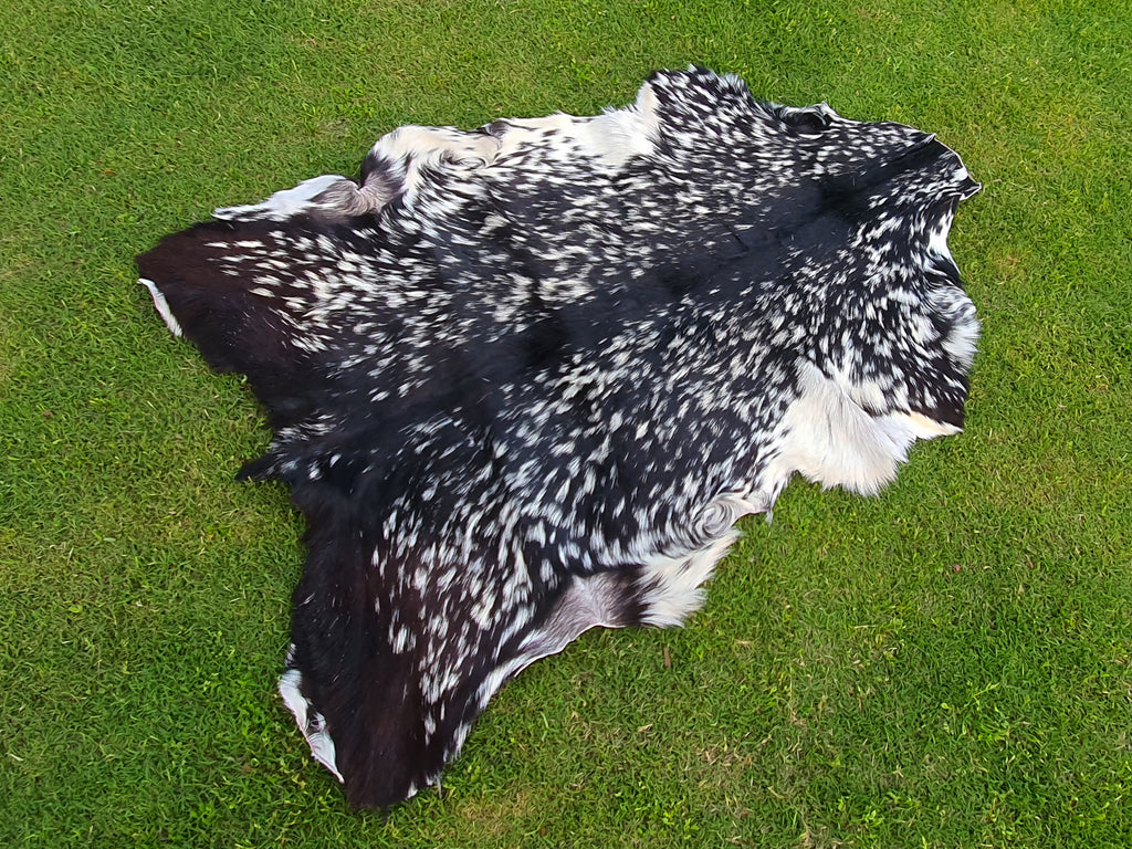 Luxury Spotted Goatskin Rug