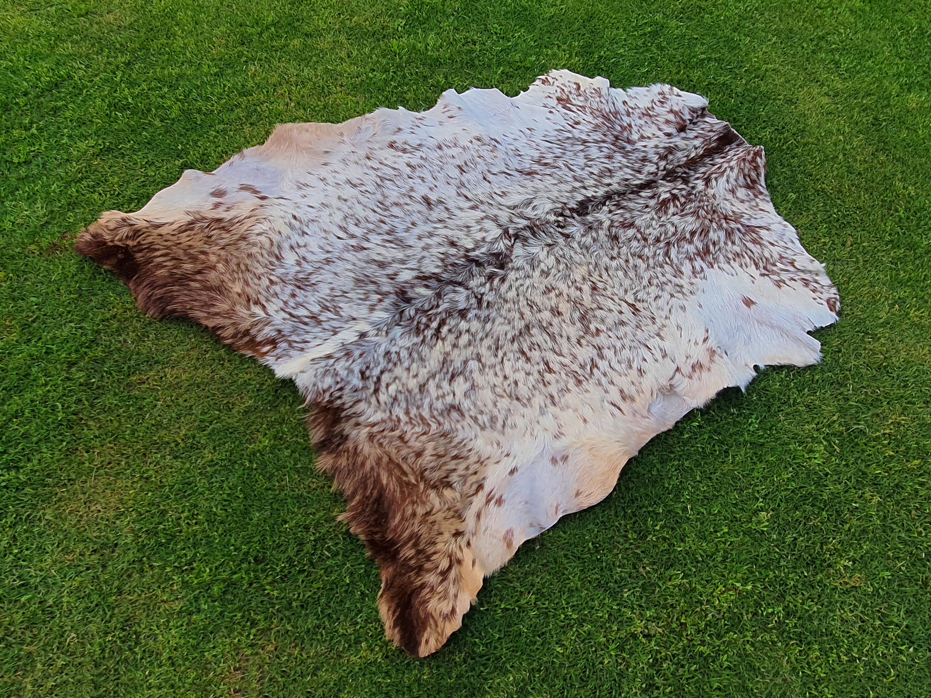 Goat Skin Leather Rugs Style 10