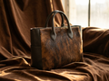 Cowhide Tote Bag - Brindle Cowhide