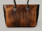 Cowhide Tote Bag - Brindle Cowhide