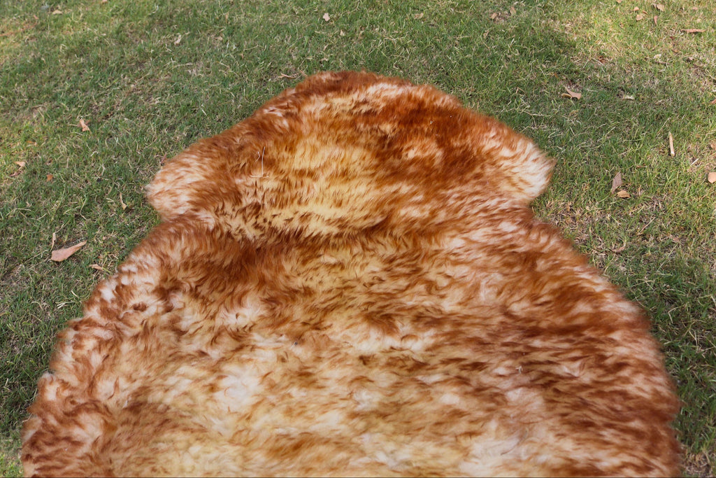 Exclusive Sheepskin Rug – Brown Tipped