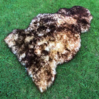 Exotic Sheepskin Throw Rug – With Chocolate Brown Tips