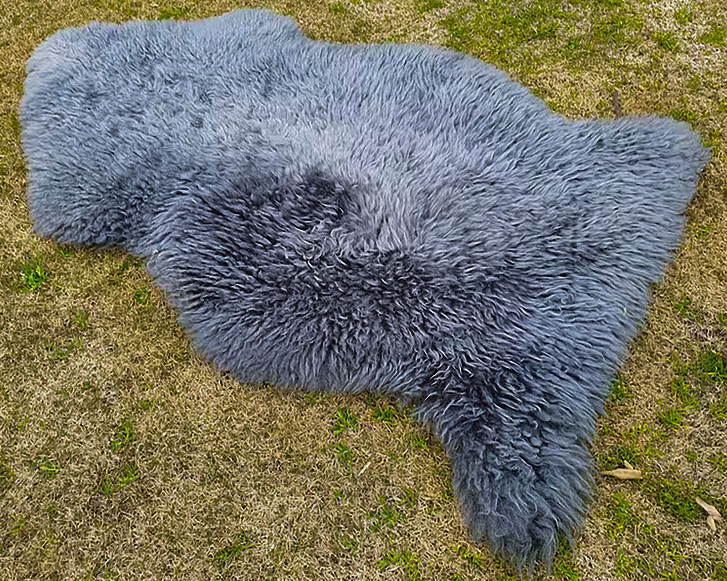Exclusive Grey Sheepskin Fur