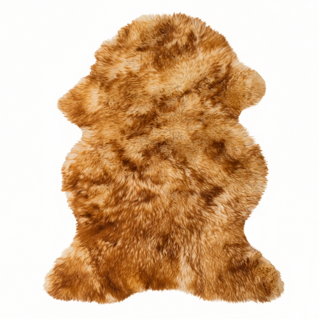 Luxury Sheepskin Rug – Brown Tipped
