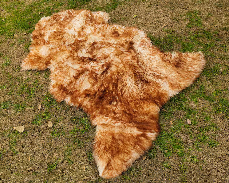 Luxury Sheepskin Rug – Brown Tipped