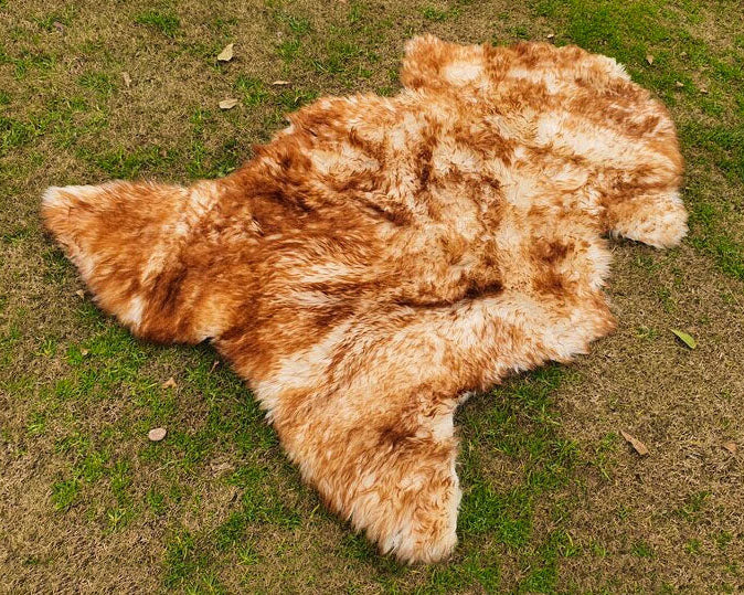 Luxury Sheepskin Rug – Brown Tipped