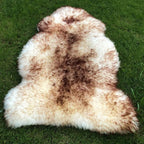 Ivory Sheepskin Fur Throw Rug