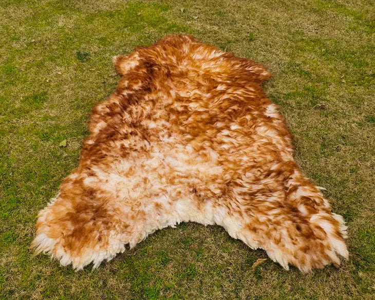 Exotic Sheepskin Rug – Brown Tipped