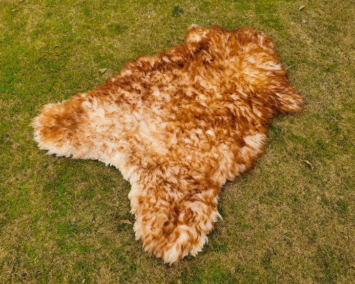 Exotic Sheepskin Rug – Brown Tipped