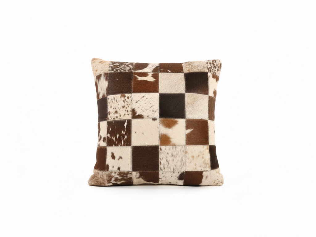 Cowhide Cushion Covers - Pillow Covers - Set of 2