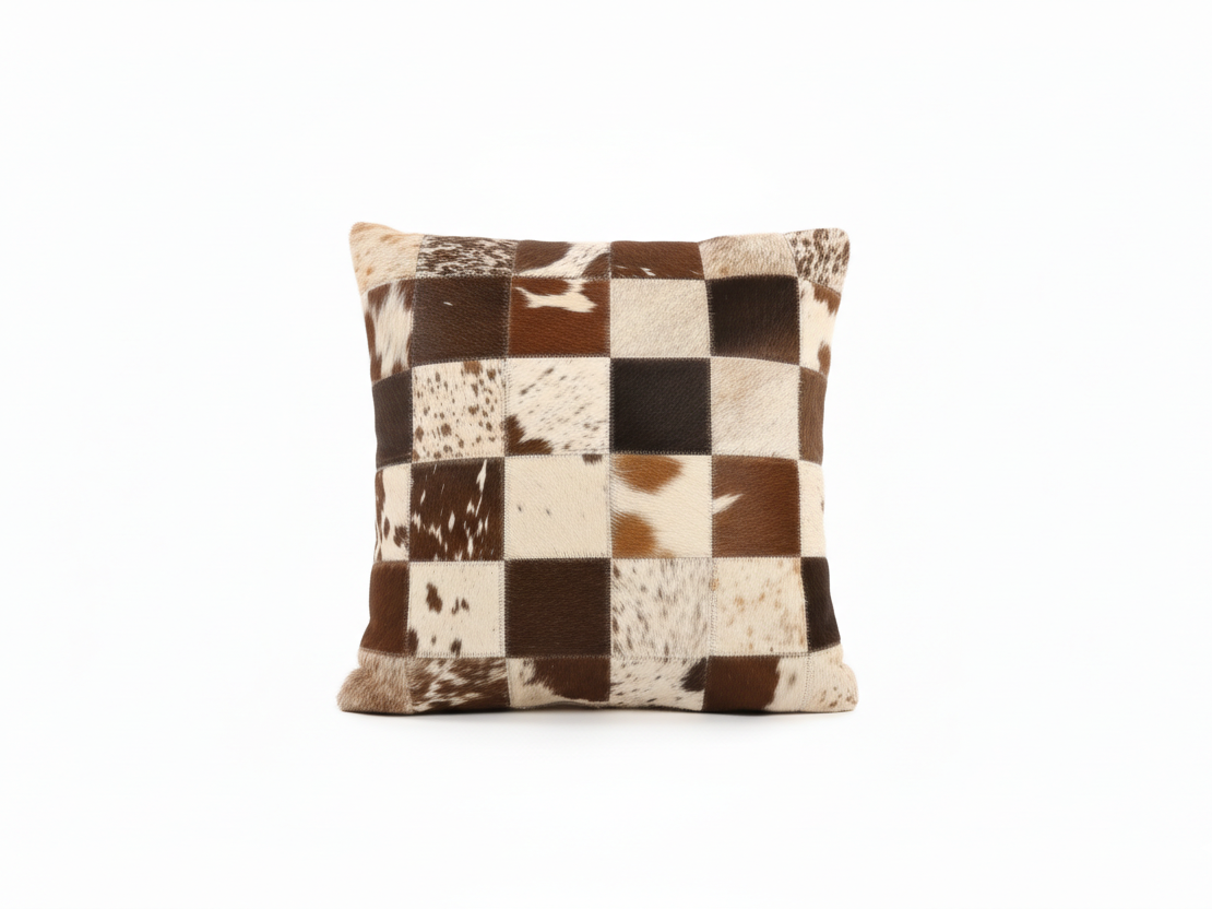 Cowhide Cushion Covers - Pillow Covers - Set of 2