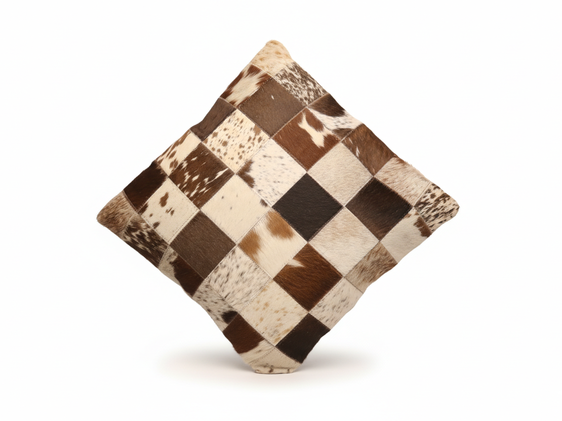 Cowhide Cushion Covers - Pillow Covers - Set of 2
