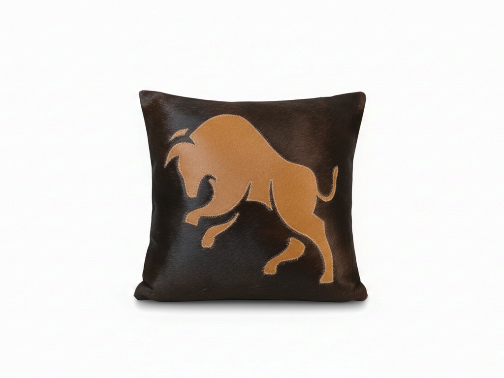 Cowhide Cushion Covers - Pillow Covers - Set of 2