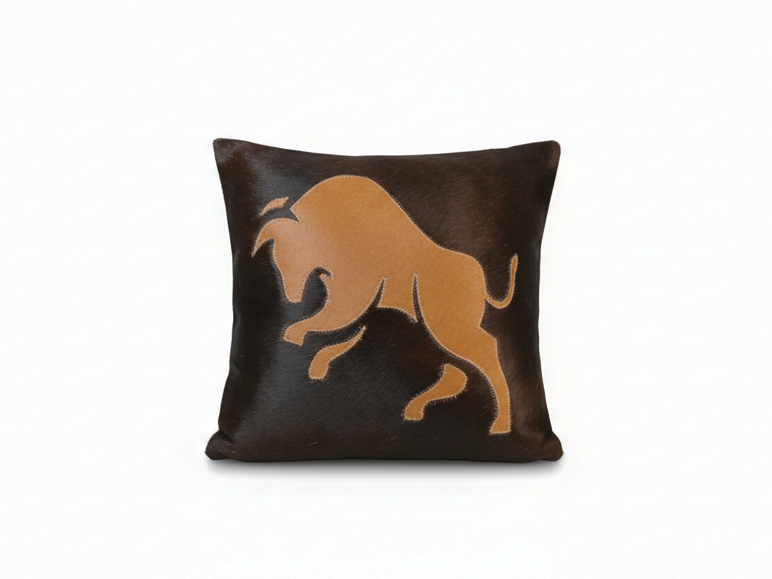 Cowhide Cushion Covers - Pillow Covers - Set of 2