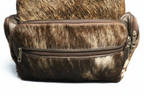 Cowhide Backpack Bag - Brindle Cowhide
