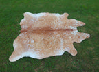 Tan And White Cowhide Rugs Style 04