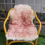 Exclusive Pink Shade Real Sheepskin Rugs