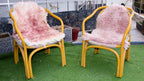 Exclusive Pink Shade Real Sheepskin Rugs