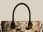 Tricolor Cowhide Tote Bag