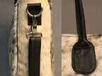 Tricolor Cowhide Tote Bag