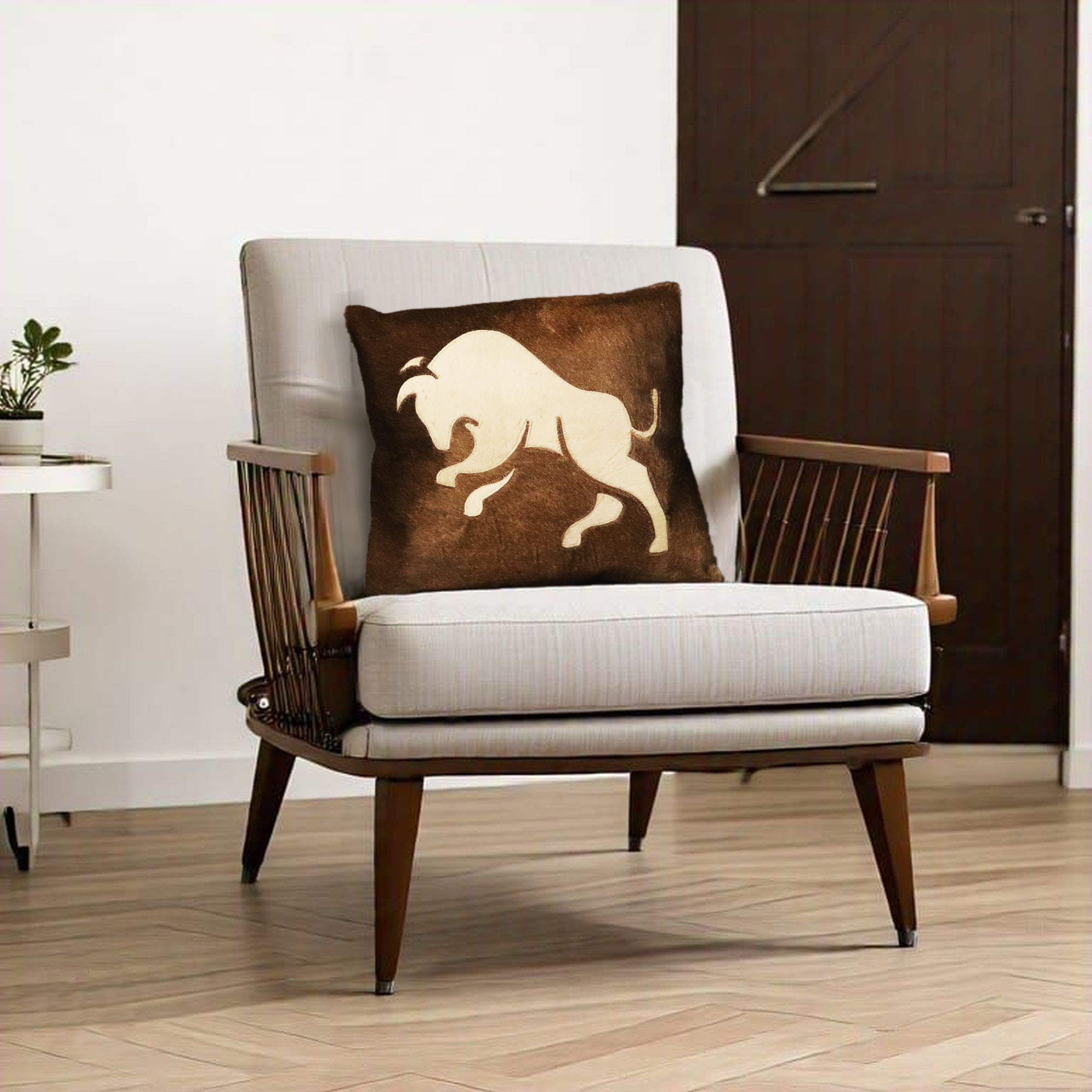 Cowhide Cushion Covers - Pillow Covers - Set of 2