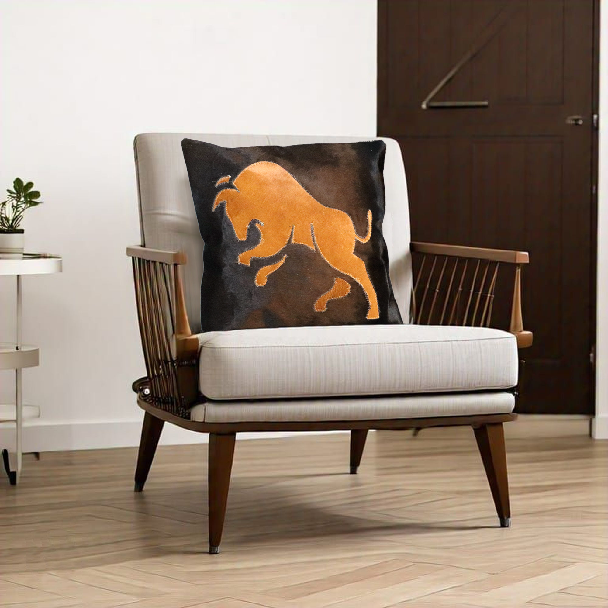 Cowhide Cushion Covers - Pillow Covers - Set of 2