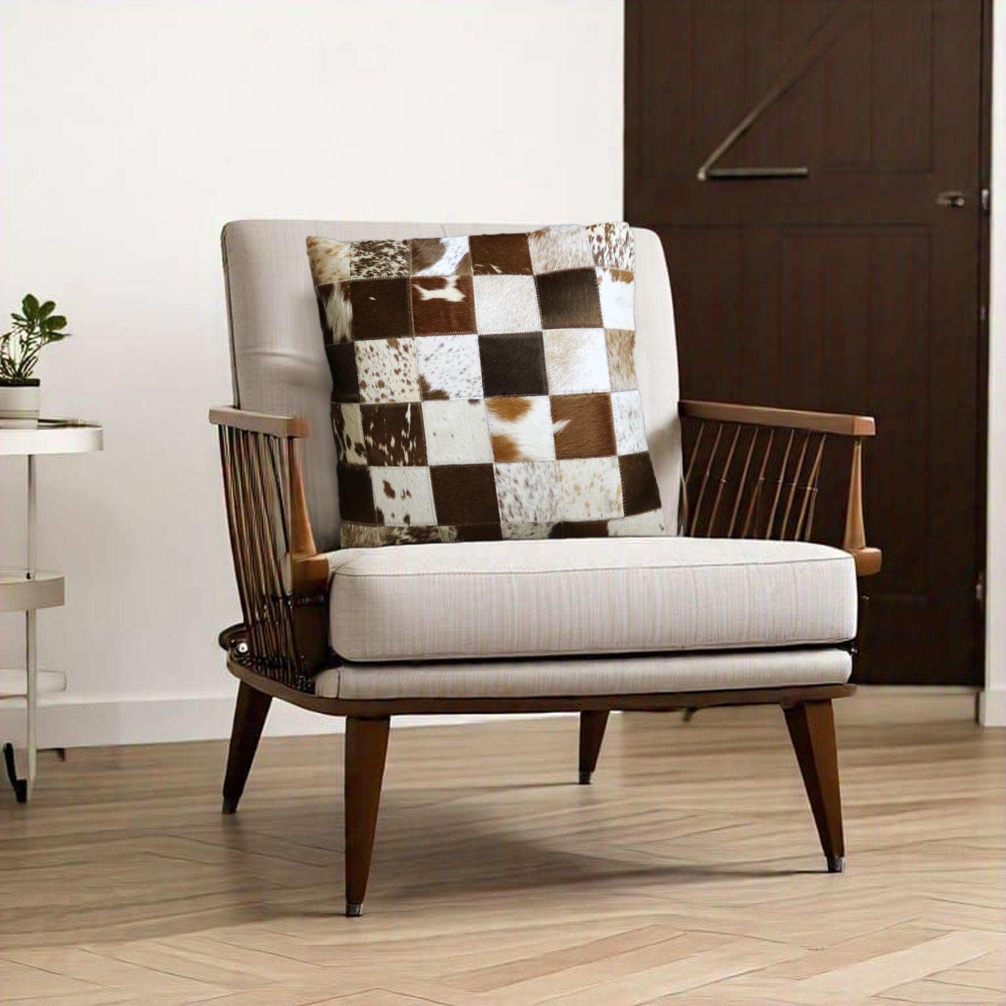 Cowhide Cushion Covers - Pillow Covers - Set of 2