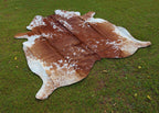 Tan And White Cowhide Rugs Style 07