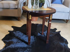 Exclusive Black Cowhide Area Rug