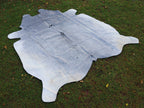Luxury Grey Color Hair-On Cowhide Rug