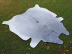 Luxury Grey Color Hair-On Cowhide Rug
