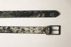 Cowhide Hair-On Leather Belts - Genuine Cow Skin Unisex Belts