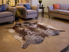Tricolor Speckled Cowhide Rug