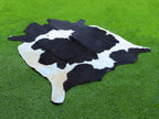 Black and White Cowhide in Panda Print Style
