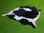 Black and White Cowhide in Panda Print Style