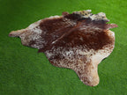 Tricolor Salt and Pepper Print Cowhide Rug