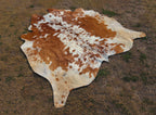 Tan And White Cowhide Rugs Style 15