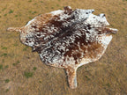 Tricolor Salt and Pepper Print Hair-On Cowhide Rug