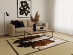 Luxury Tricolor Cowhide Area Rug