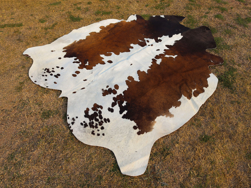 Luxury Tricolor Cowhide Area Rug