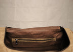 Cowhide Duffel Bag - Brown and White