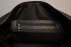 Cowhide Duffel Bag - Unique Buckle Style Handles